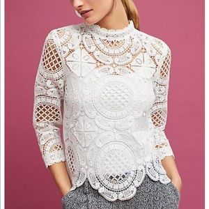 James Coviello lace top Anthropologie